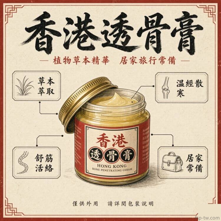 香港透骨膏_封面與四大賣點