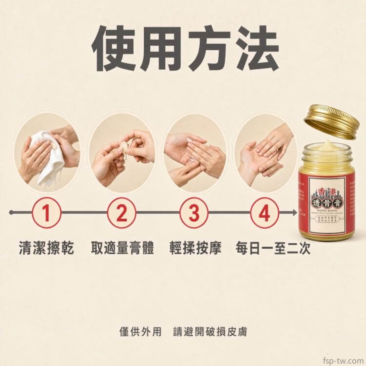 香港透骨膏_使用方法